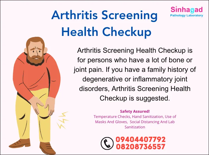 Arthritis screening health check-up